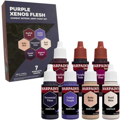 Combat Se7ens - Purple Xenos Flesh Paint Set