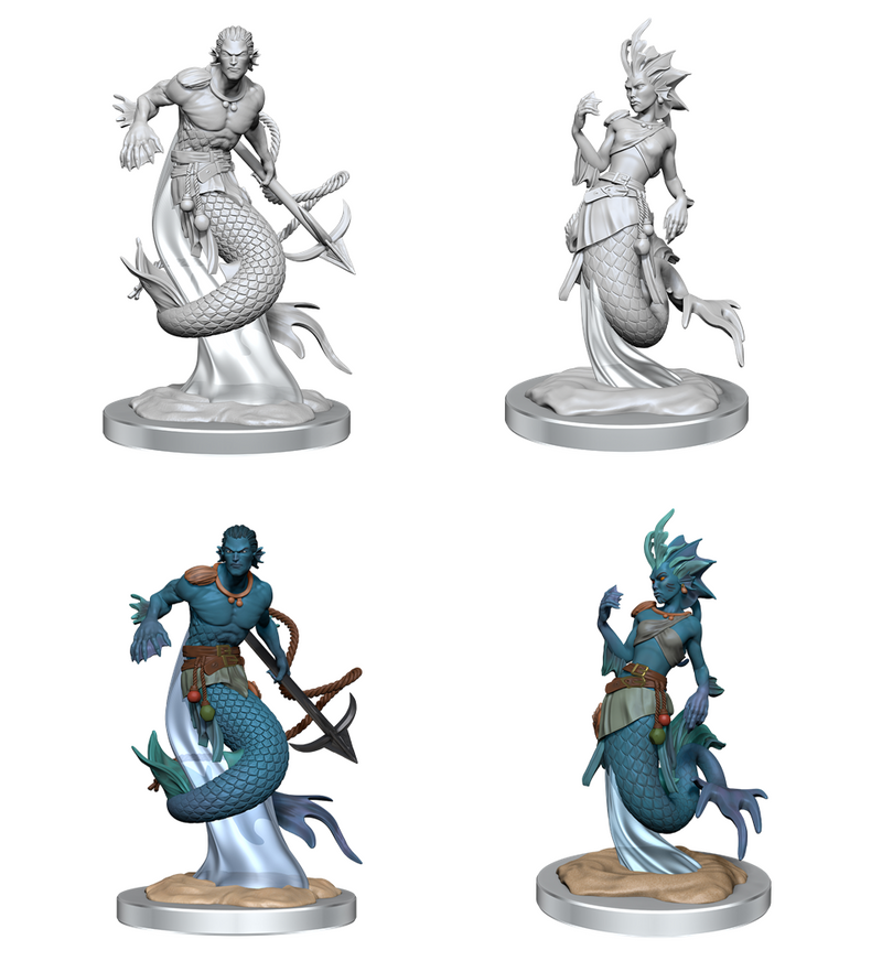 D&D Unpainted - Merfolk