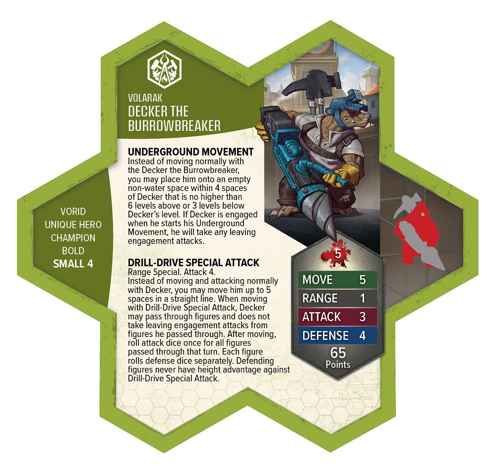 Heroscape - Decker the Burrowbreaker