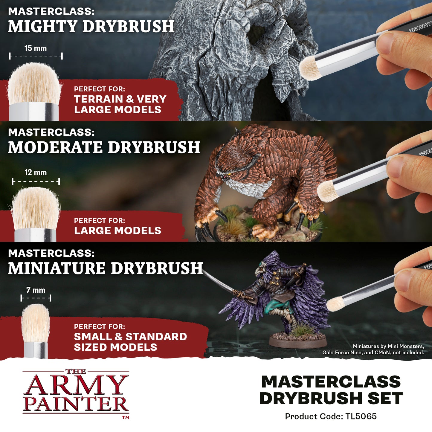 Army Painter Tools - Masterclass Drybrush Set