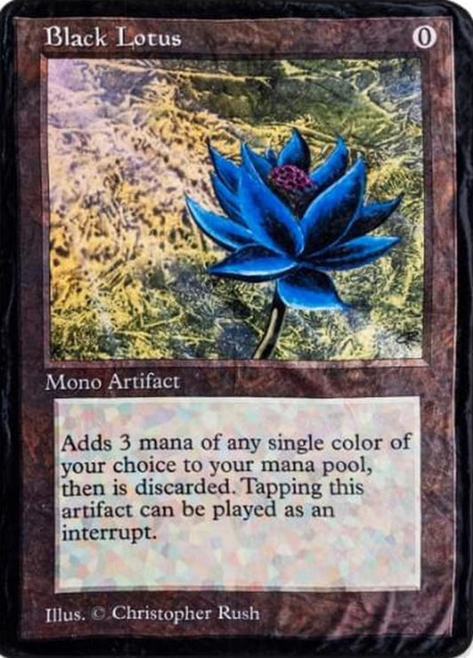 Couverture Magic the Gathering 45"x63" - Black Lotus