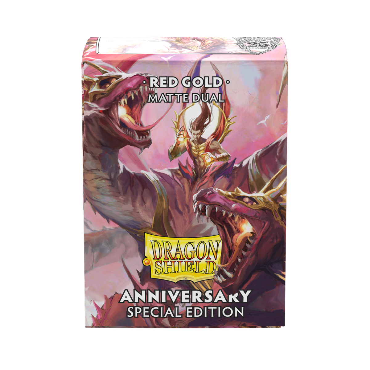 Dragon Shield Dual Matte Sleeves Anniversary Special Edition Red Gold 100CT