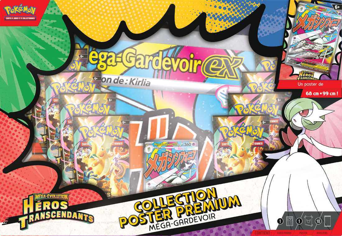 Méga-Evolution: Héros Transcendants - Collection Poster Premium (Mega Gardevoir) (FR)