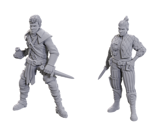 D&D Unpainted - Cutpurses Male & Female (90714)