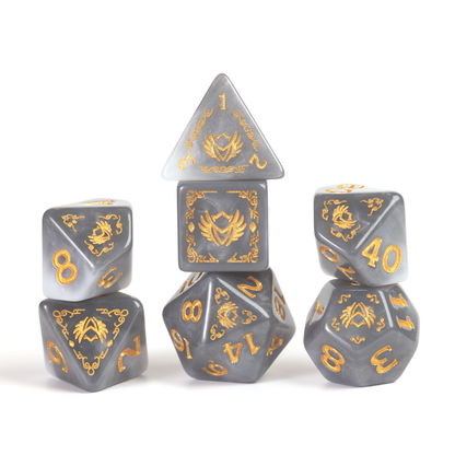 Sirius - D&D Adventure Dice Set: Paladin White