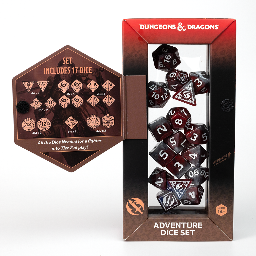 Sirius - D&D Adventure Dice Set: Fighter Red