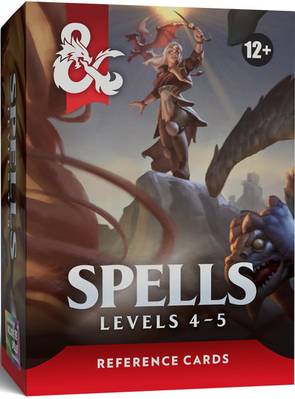 Dungeons & Dragons - Reference Cards Spells Levels 4-5