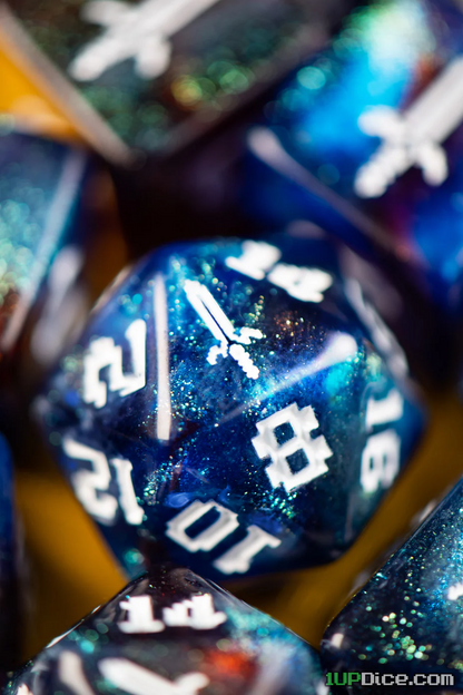 1UP-Dice Set - Mythical Sword