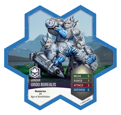 Heroscape - Rising Tide: Knight Primus Adelbern and Ordo Borealis Army Expansion (PRÉCOMMANDE)