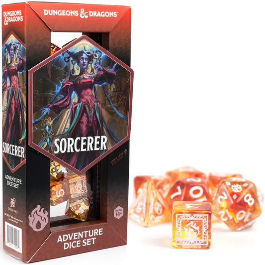 Sirius - D&D Adventure Dice Set: Sorcerer Orange