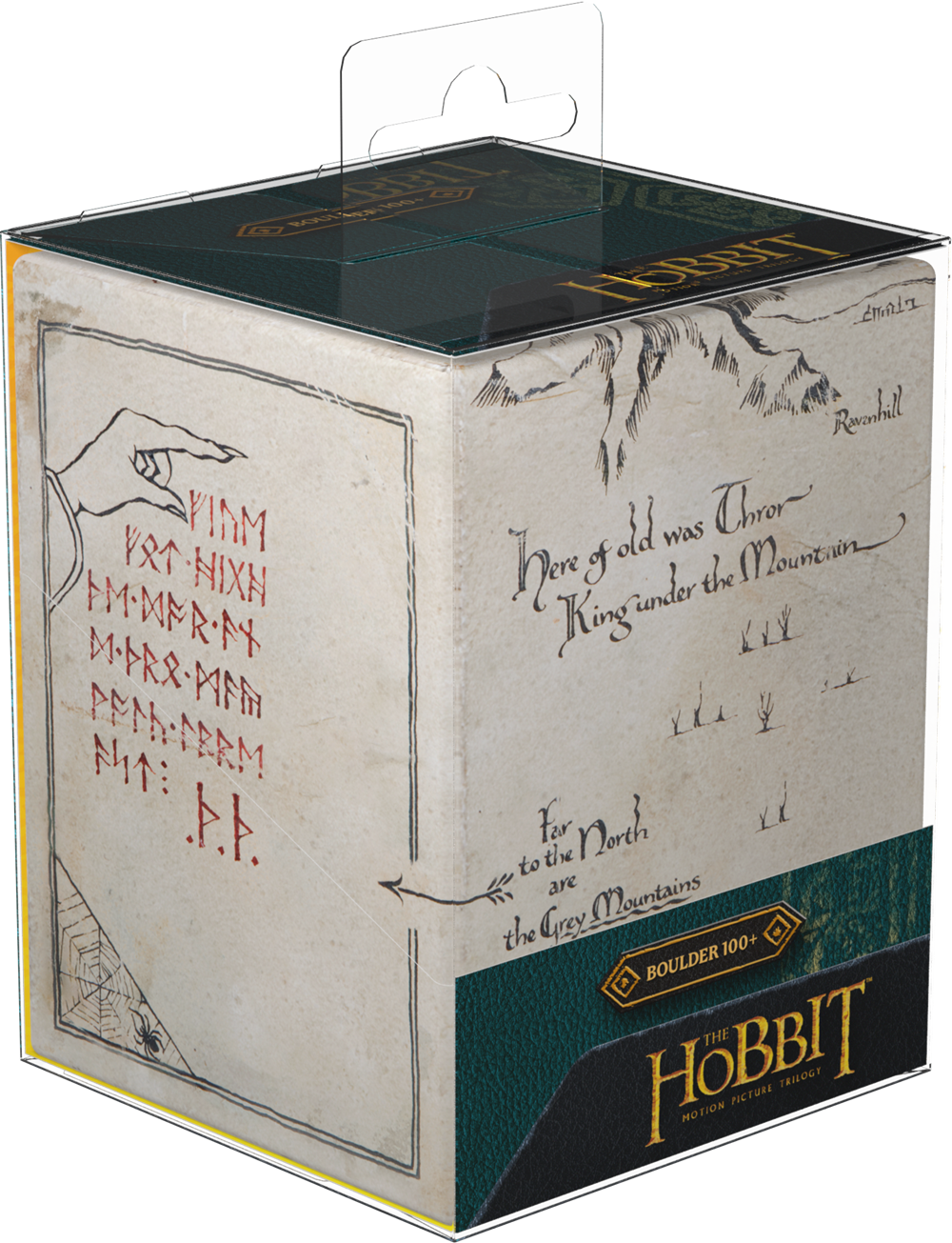 UG Deck Case Boulder 100+ The Hobbit Thror's Map