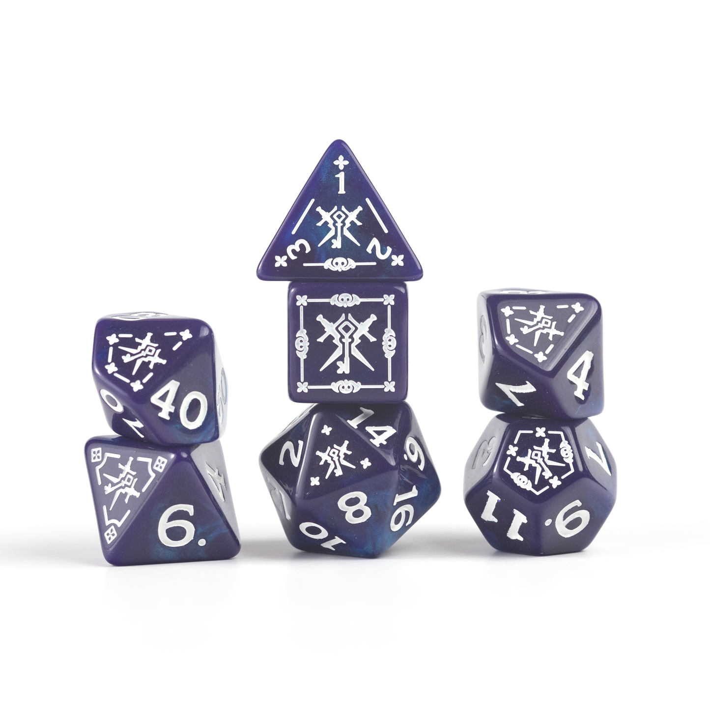 Sirius - D&D Adventure Dice Set: Rogue Purple