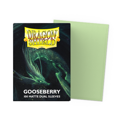 Dragon Shield Dual Matte Sleeves Gooseberry 100CT