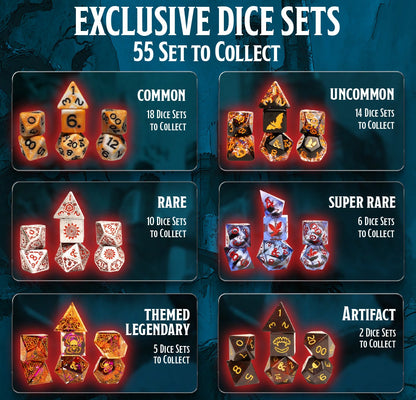 Sirius Dice - Ravenloft Treasure Pack Dice Set