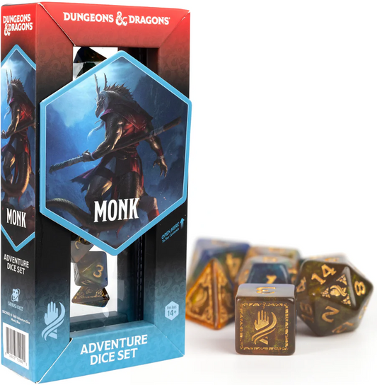 Sirius - D&D Adventure Dice Set: Monk Blue