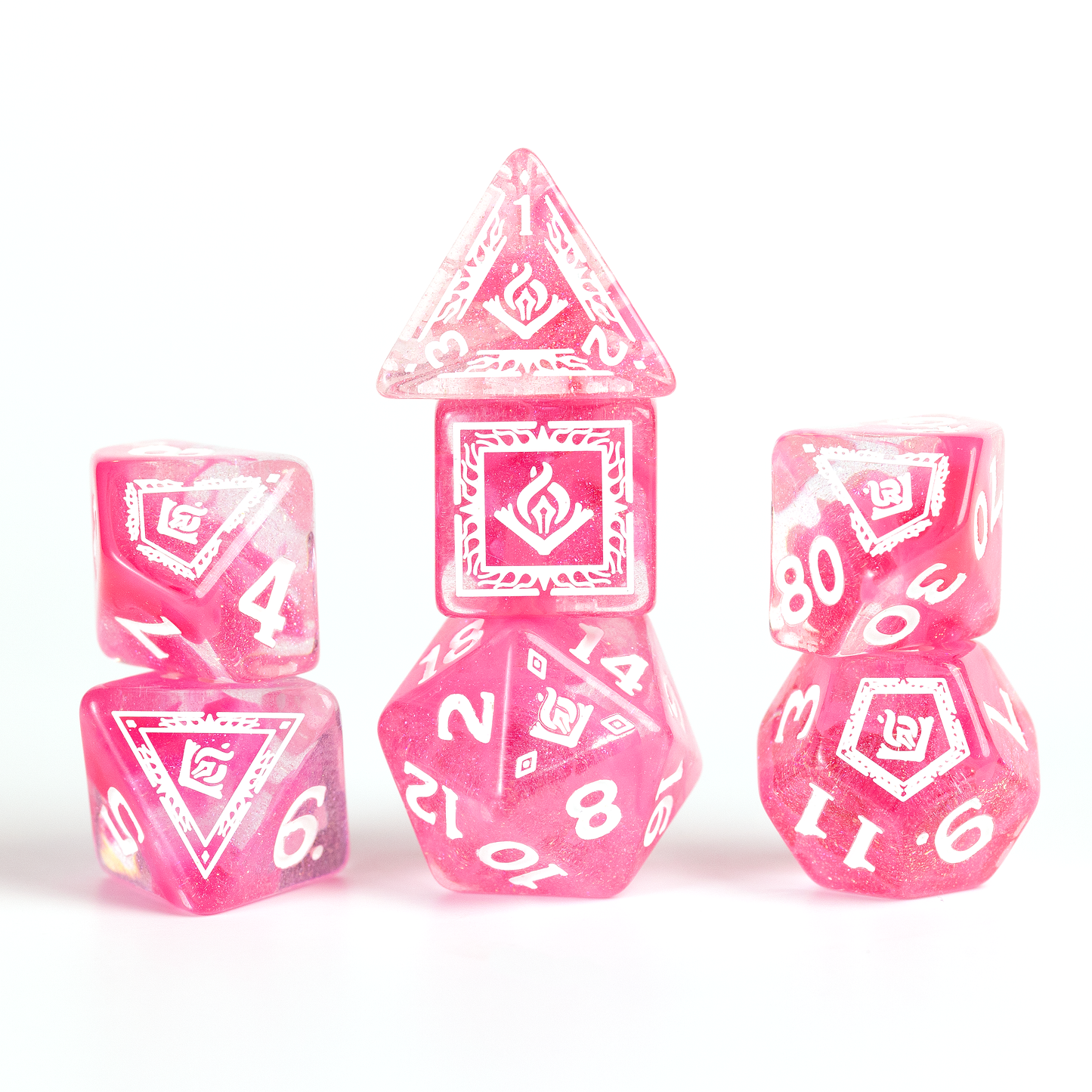 Sirius - D&D Adventure Dice Set: Wizard Fuchsia