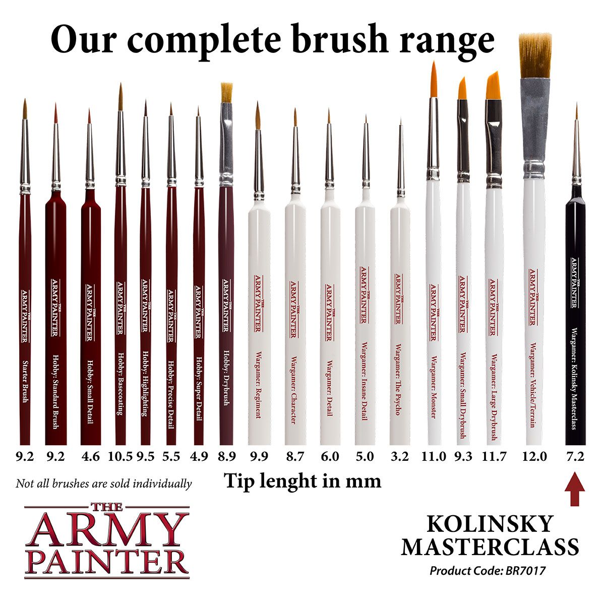 Army Painter - Wargamer: Kolinsky Masterclass Brush