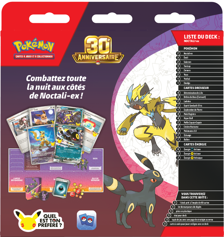 Deck Combat 30e Anniversaire [Noctali-ex] (FR)