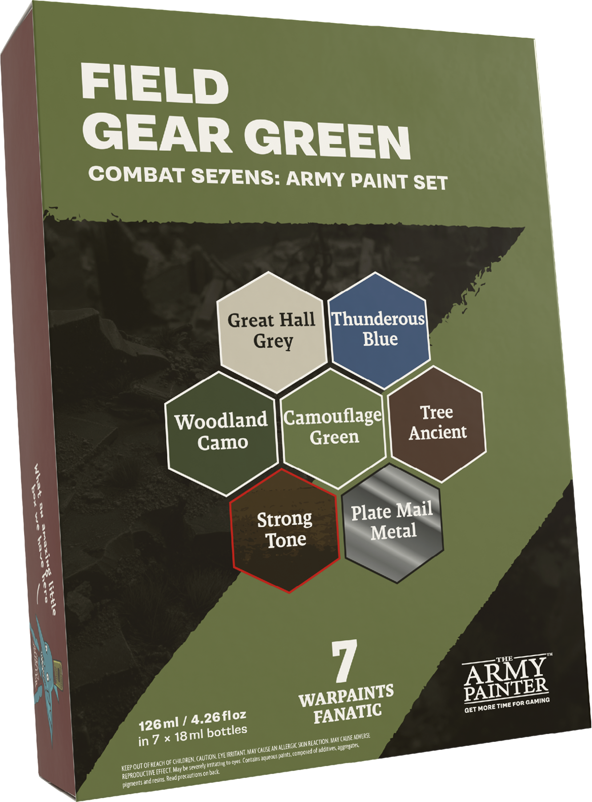 Combat Se7ens - Field Gear Green Paint Set