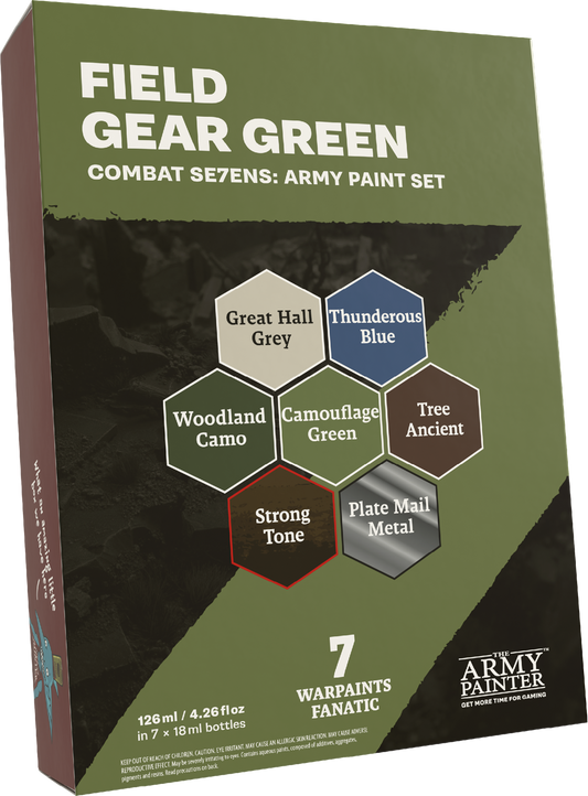 Combat Se7ens - Field Gear Green Paint Set
