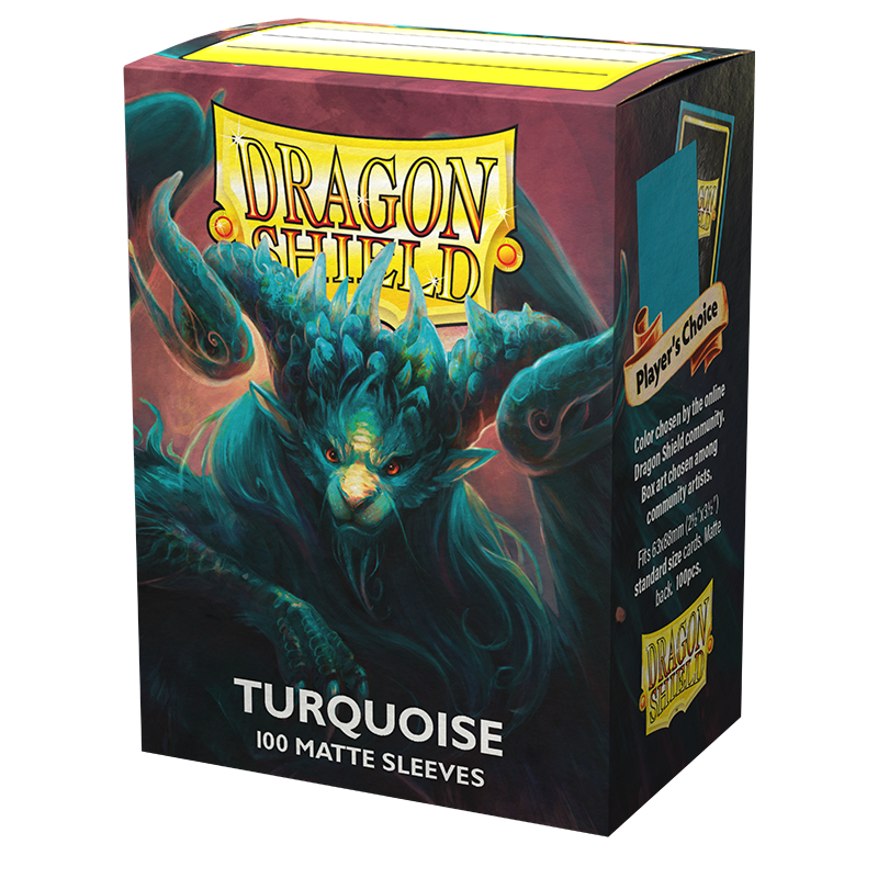 Dragon Shield Matte Sleeves Turquoise 100CT