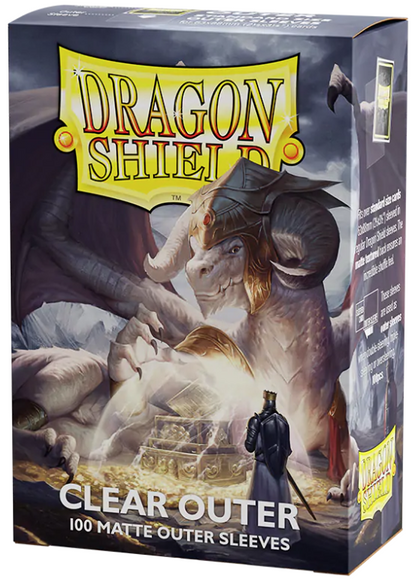 Dragon Shield Matte Outer Sleeves Clear 100CT