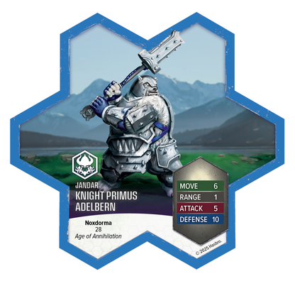 Heroscape - Rising Tide: Knight Primus Adelbern and Ordo Borealis Army Expansion (PRÉCOMMANDE)