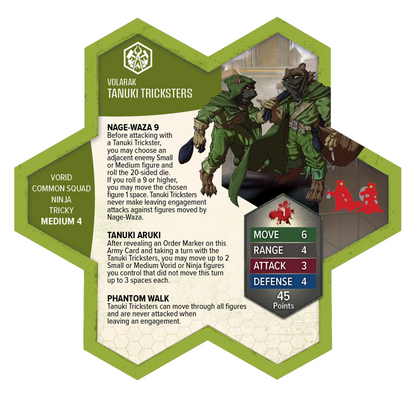 Heroscape - Boiling Tension: Molten Crustaceans and Tanuki Tricksters