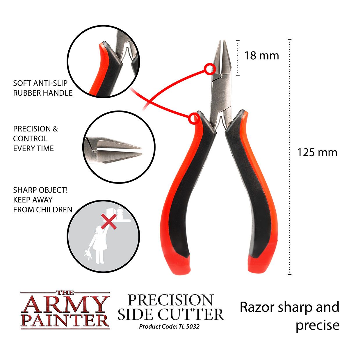 Army Painter Tools - Precision Side Cutter