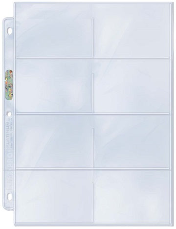 UP Platinum Series Pocket Pages 8PKT 69mm x 98mm 100CT