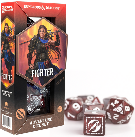 Sirius - D&D Adventure Dice Set: Fighter Red