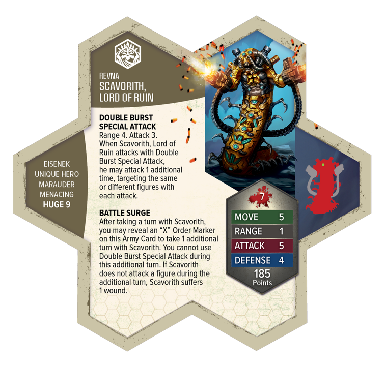Heroscape - Boiling Tension: Scavorith, Lord of Ruin