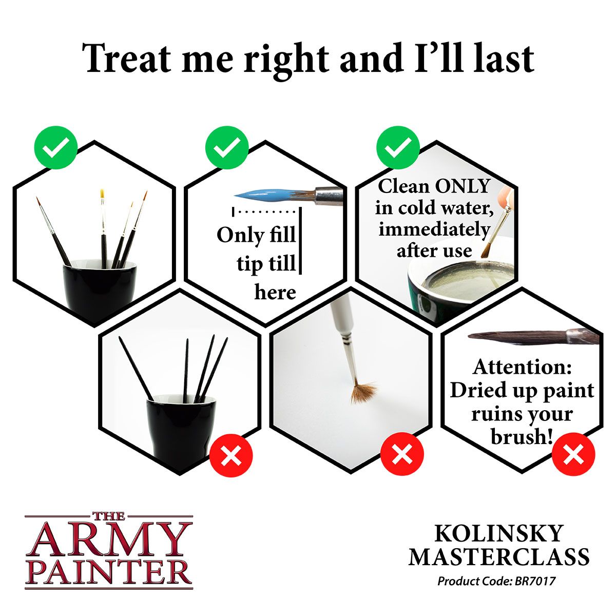 Army Painter - Wargamer: Kolinsky Masterclass Brush