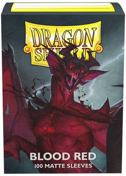 Dragon Shield Matte Sleeves Blood Red 100CT