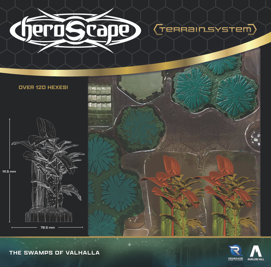 Heroscape - The Swamps of Valhalla Terrain Expansion (PRÉCOMMANDE)