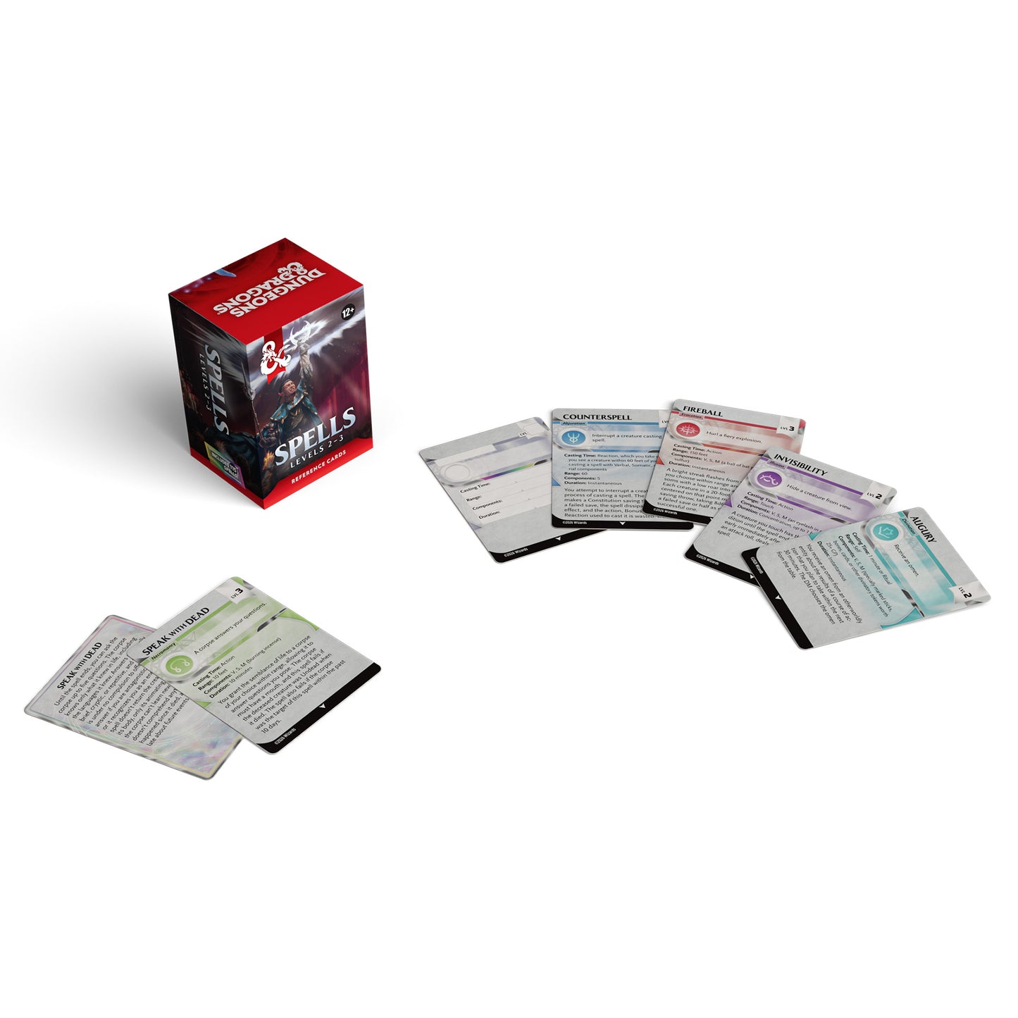 Dungeons & Dragons - Reference Cards Spells Levels 2-3
