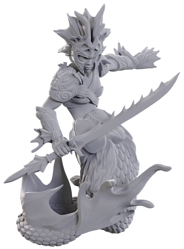 D&D Unpainted - Merfolk Scout