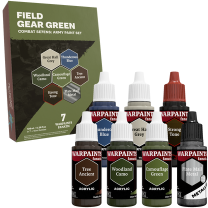 Combat Se7ens - Field Gear Green Paint Set