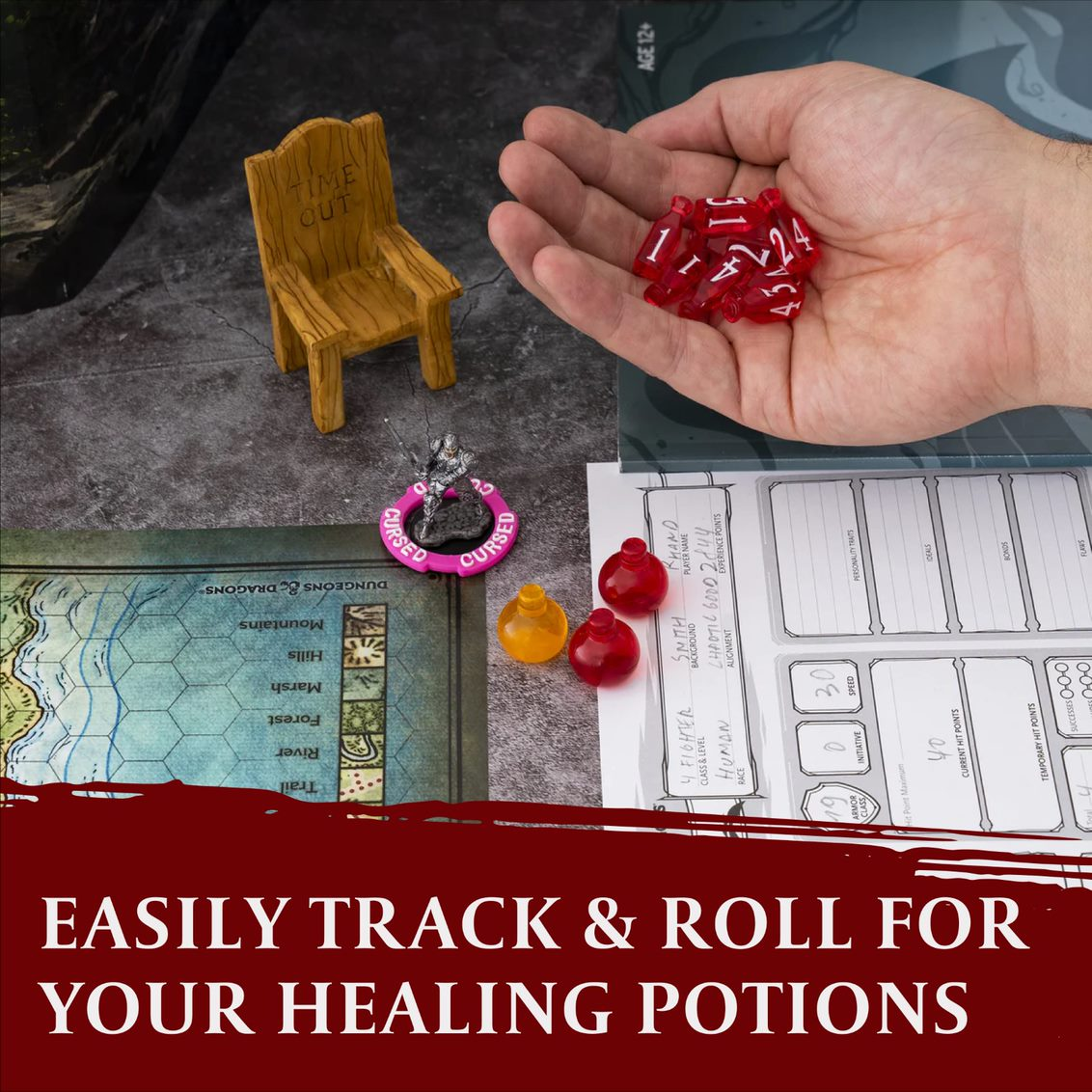 RPG Potion Dice & Tokens