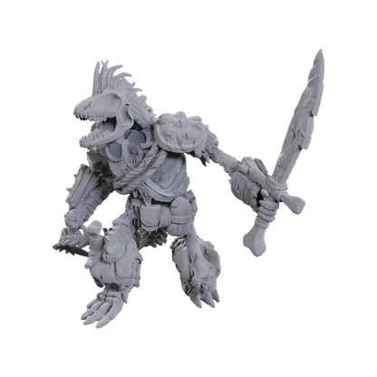 D&D Unpainted - Lizardfolk Skeleton (90117)