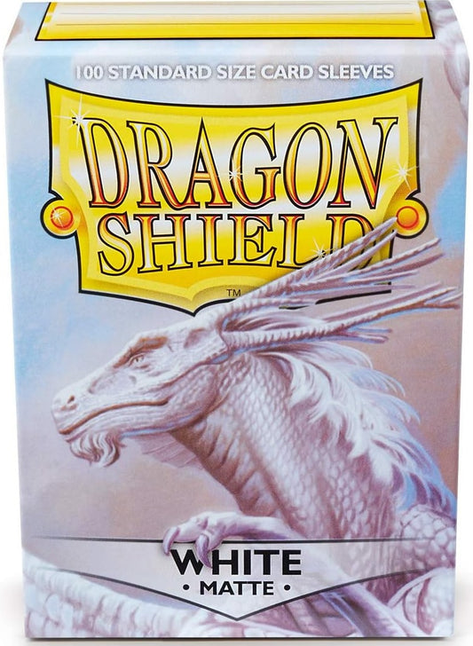 Dragon Shield Matte Sleeves White 100CT