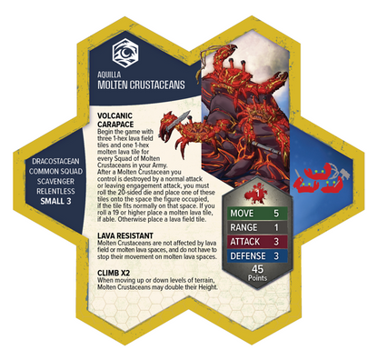 Heroscape - Boiling Tension: Molten Crustaceans and Tanuki Tricksters