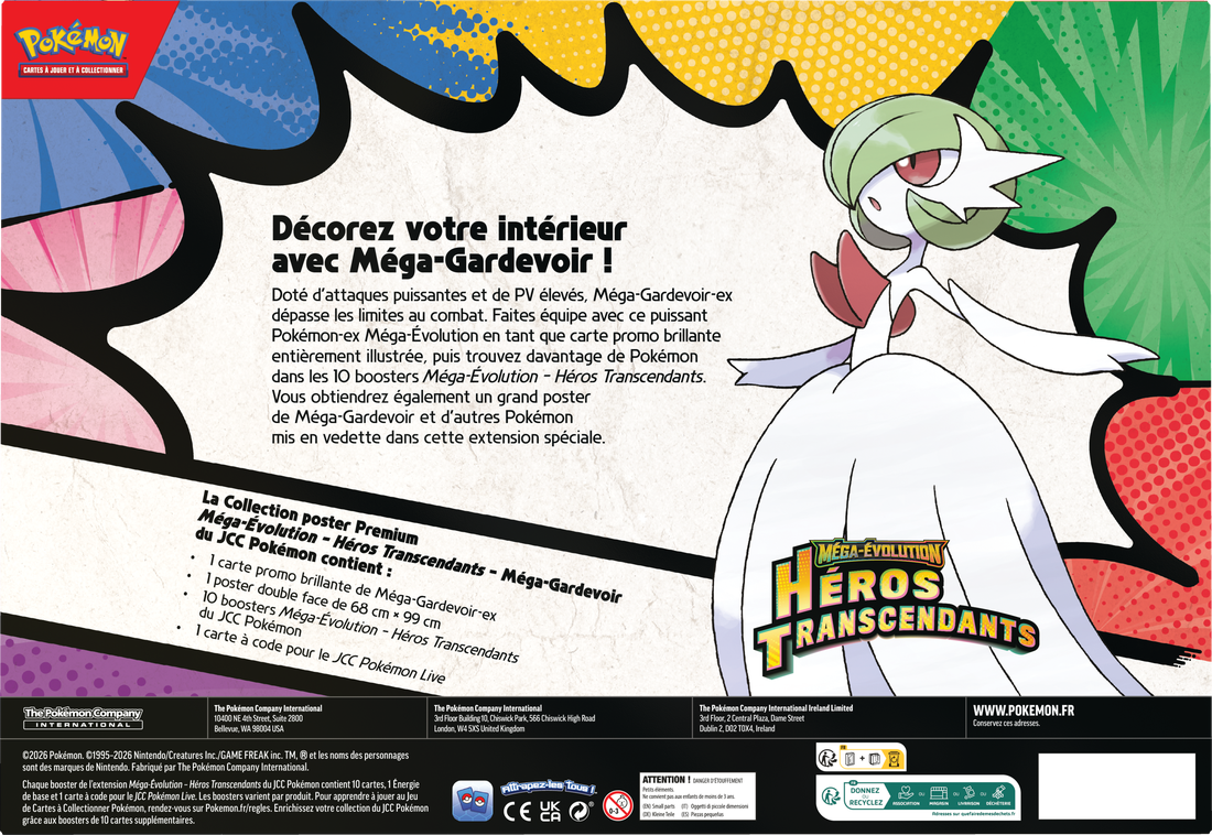 Méga-Evolution: Héros Transcendants - Collection Poster Premium (Mega Gardevoir) (FR)