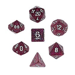 Koplow - Glitter Purple 7-Dice Set