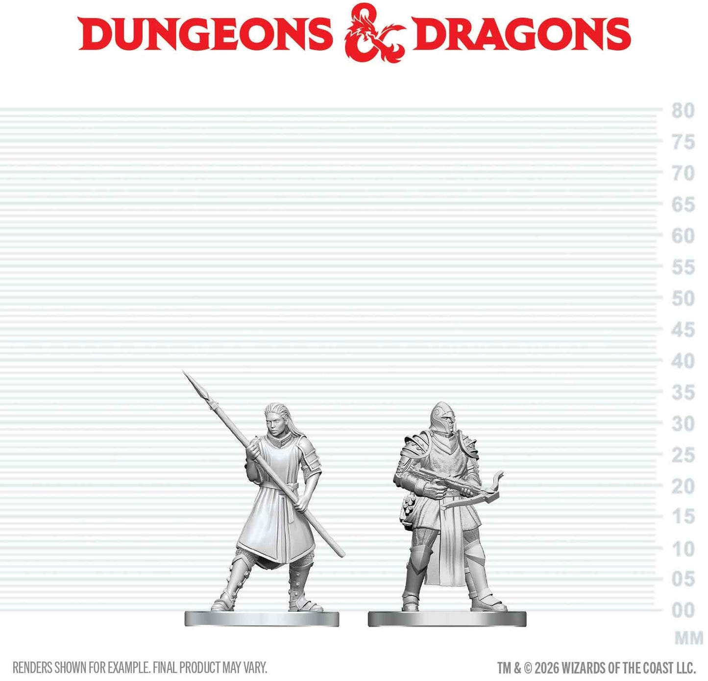 D&D Unpainted - Town Guards