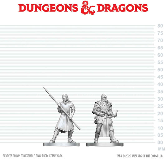 D&D Unpainted - Town Guards
