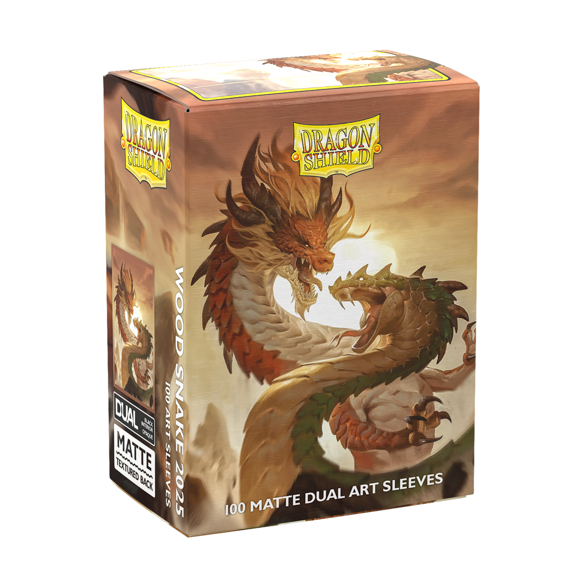 Dragon Shield Wood Snake 2025 Dual Matte Sleeves 100CT