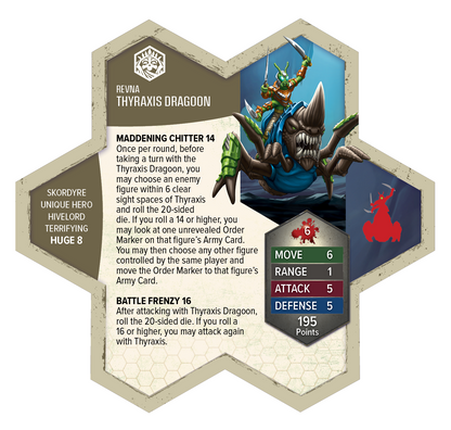 Heroscape - Thyraxis Dragoon Miniature