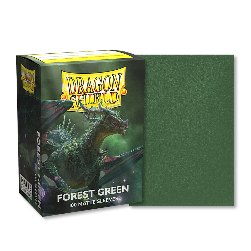 Dragon Shield Matte Sleeves Forest Green 100CT