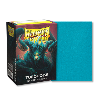 Dragon Shield Matte Sleeves Turquoise 100CT